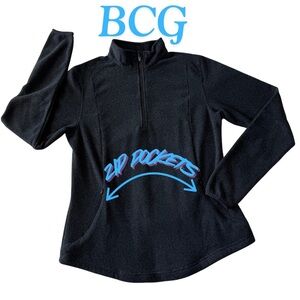 Women’s BCG Athletic Black Pullover Top - Size Medium